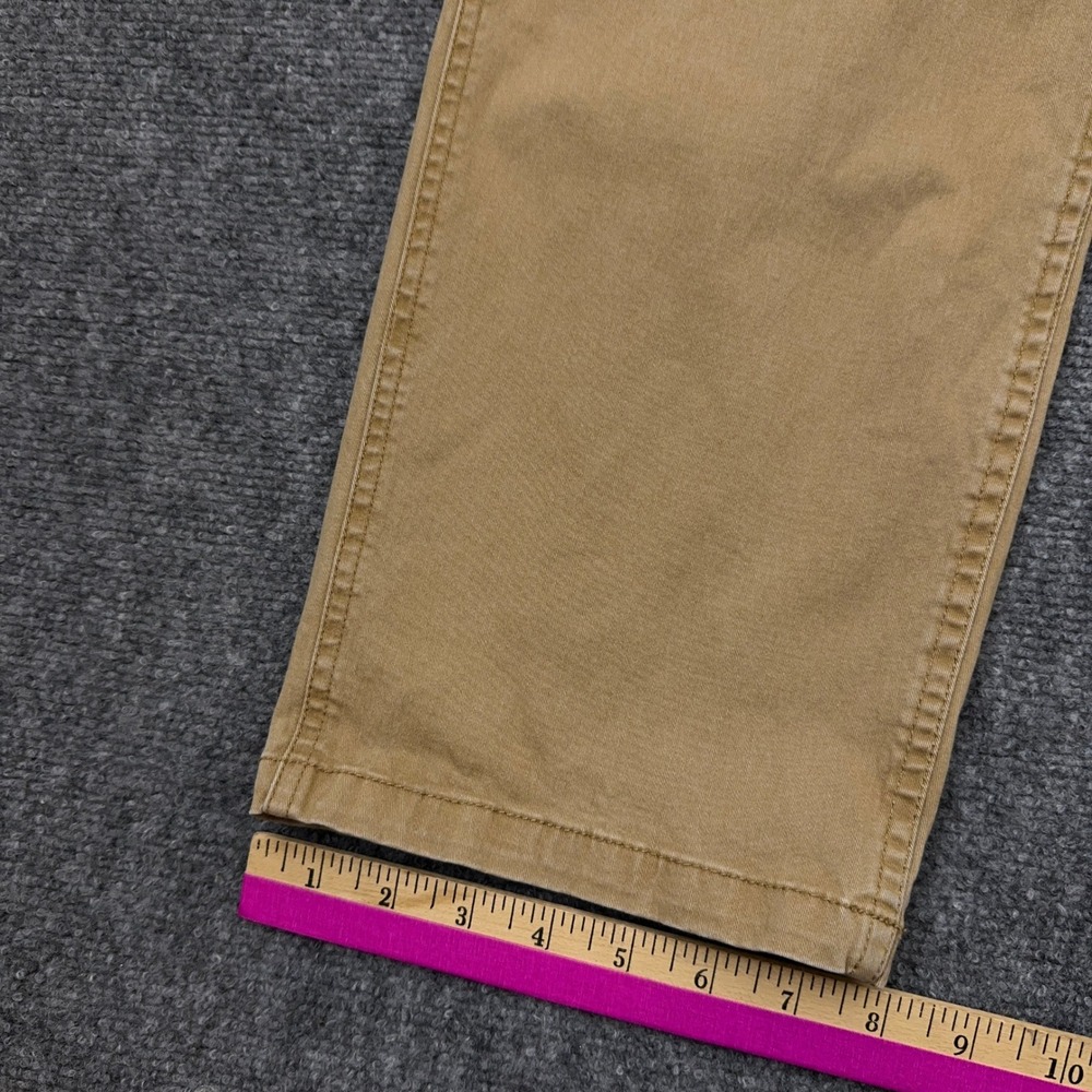 Backcountry Venture Daily Pant Mens Large Bistre Tan Stretch Cotton Twill Belted - Picture 10 of 11
